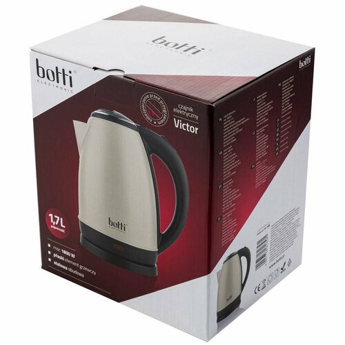Botti Ceainic electric Victor 1,7 l, bej