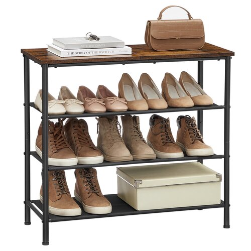 Szafka na buty E1035 OLW, stare drewno, 3 półki