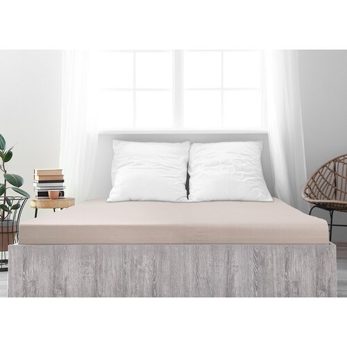 Cearșaf de pat 4Home jersey Ideal coffee, 70 x 140 cm