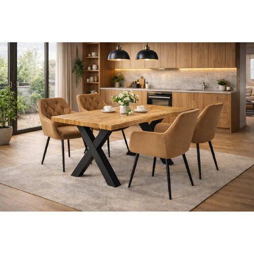 Jídelní židle BOUDOIR taupe, 2 ks