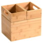 Set de cutii din bambus Kesper 58194 3 buc