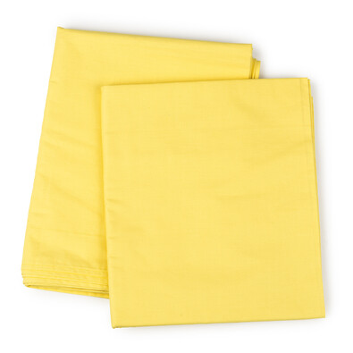 Plátené plachty, žltá, 2 ks 140 x 220 cm