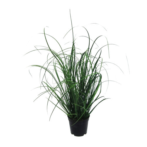 Mănunchi de iarbă artificială în ghiveci, verde, 50 cm