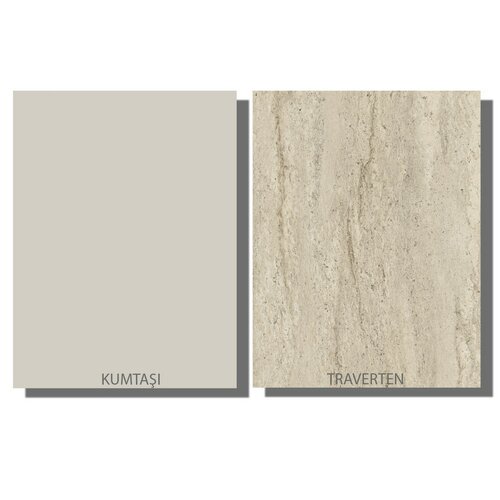 Masă de sufragerie Veyron Travertine and Sandstone