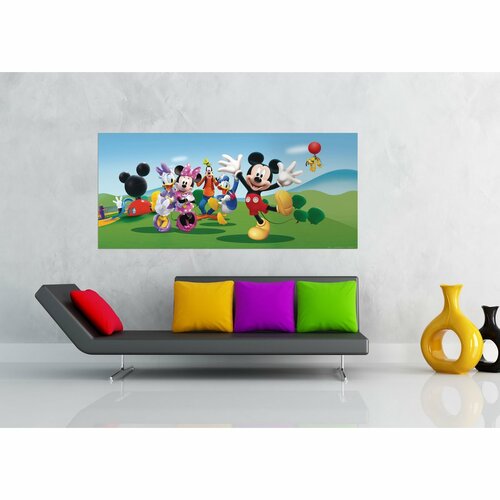 Otroška fototapeta Mickey Mouse in prijatelji, 201x 90 cm