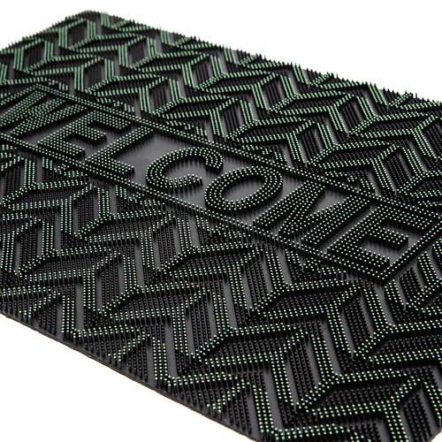 Domarex COMFORT MAT 3D lábtörlő, zöld, 40 x 60 cm