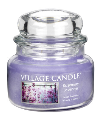 Village Candle Vonná svíčka Rozmarýn a levandule  - Rosemary Lavender, 269 g