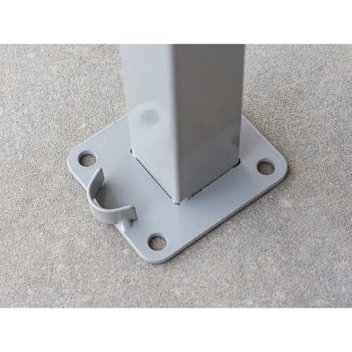 Happy Green Składana parawan przesuwny 3 x 1,6 m, szary