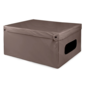 Compactor SMART összecsukható tárolódoboz  fedéllel, 50 x 40 x 25 cm, taupe (szürkésbarna)