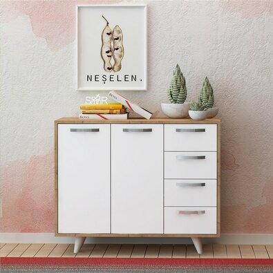 Szafka Waga Oak and White