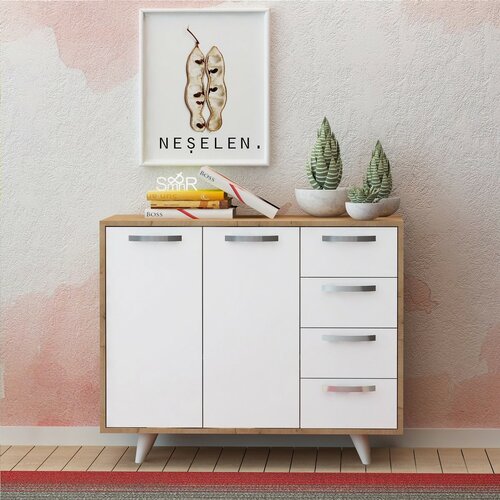 Szafka Waga Oak and White