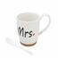 Florina Cană de porțelan Mrs., 320 ml