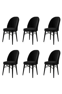 Ritim Black étkezőszék szett, 6 db