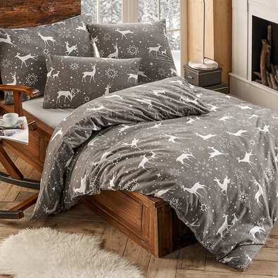 4Home Posteljnina renforcé Snowy forest, 140 x 200cm, 70 x 90 cm