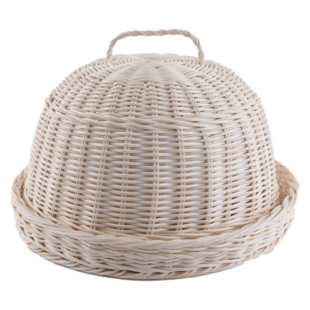 Orion Ratanový chlebník s utierkou, 32 cm