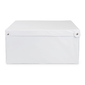 Compactor Skladacia úložná krabica s vekom SMART, 50 x 40 x 25 cm, biela