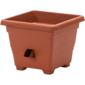 Plastia Bergamotka samoprelivni lonec 25 x 25 cmsvetlo rjave barve