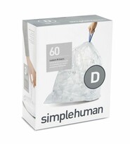 Simplehuman Saci pentru coșul de gunoi D 20 l, 60 buc. Simplehuman Saci pentru coșul de gunoi D 20 l, 60 buc.