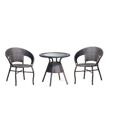 Bistro kerti bútorkészlet, 3 részes