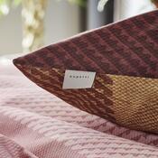 Lenjerie din satin-flanel Bugatti 6068/250,ruginiu/roz, 140 x 200 cm, 70 x 90 cm