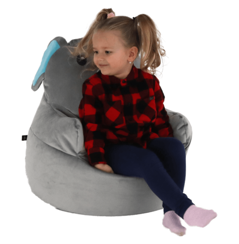 Puf dla dzieci Słonik Baby, 55 x 50 cm