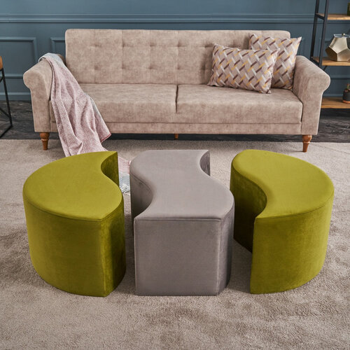 Taburet Alya Puf Green