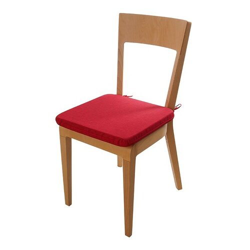 B.E.S. Petrovice Подушка для сидіння зі шнурками, червоний, 40 x 40 см