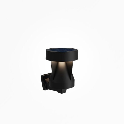 Zewnętrzna solarna lampa ścienna LED Philips Averyczarna, 1,8 W, 200 lm, 2700 K