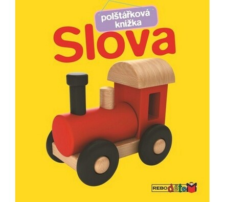 Polštářková knížka Slova, vícebarevná