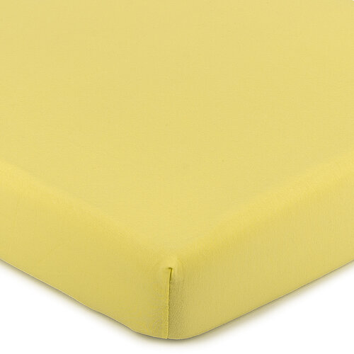 4Home Jersey prześcieradło z elastanem żółty, 160 x 200 cm