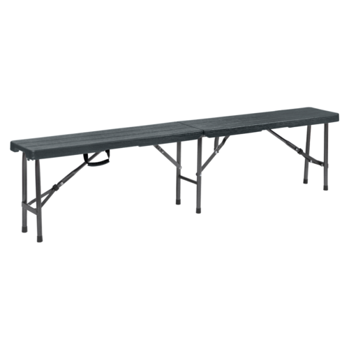 Gartenmöbel-Set 1+2, ULMER, klappbar, schwarz