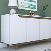 Skříňka Good White and Walnut