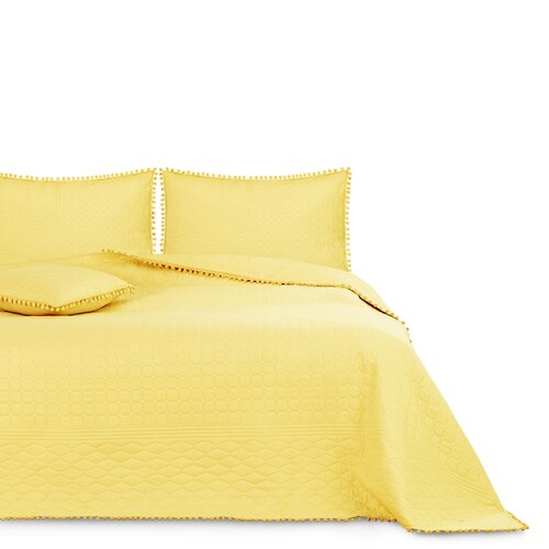 AmeliaHome Tagesdecke Meadore Honig, 220 x 240 cm