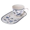 Kubek porcelanowy z podstawką Floral, 365 ml