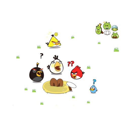 Samolepicí dekorace Angry Birds