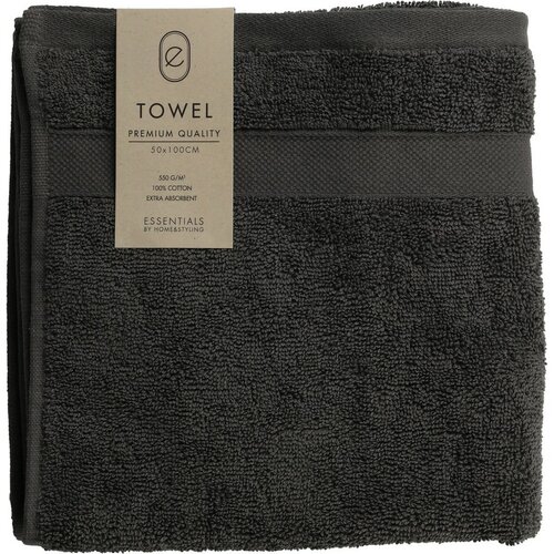 Рушник Lena антрацит, 50 х 100 см