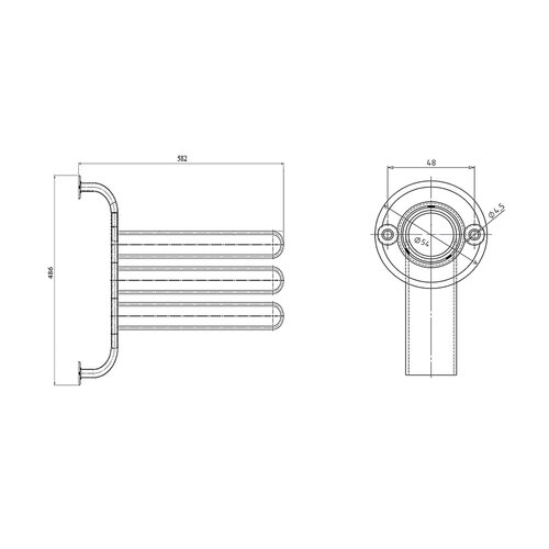 Uscător triplu rotativ AQUALINE 8002 White line,alb