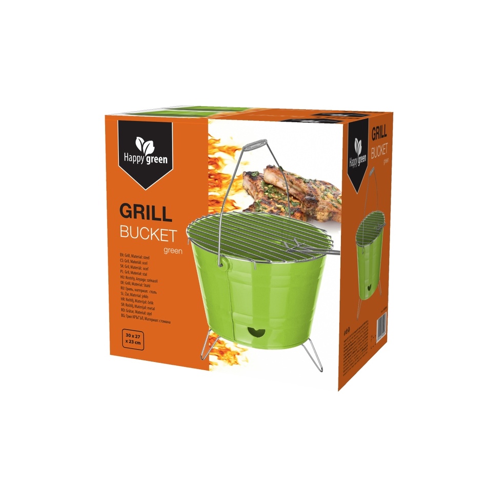 Obrázok HAPPY GREEN GRIL BUCKET GREEN, 5023010EG