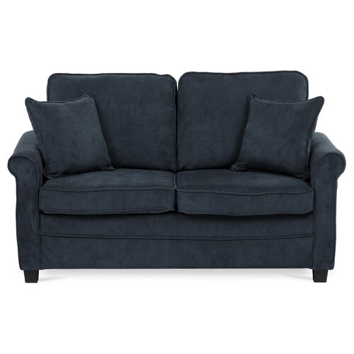 Sofa dwuosobowa ASB-4170 BLUE2, sztruks, niebieski
