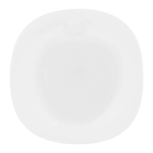 Altom Set of deep plates made of opal glass Whiteharmony 22.5 cm, 6 pcs