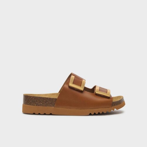 Scholl Pantofle Monterey hnědá, vel. 40