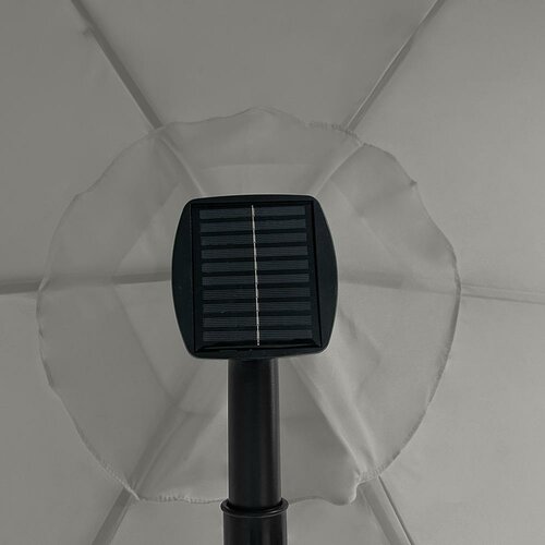 Avenberg Velký polohovatelný slunečník Sunny LED 300, šedá