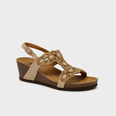Scholl Sandály Lerici T-Bar béžová, vel. 39
