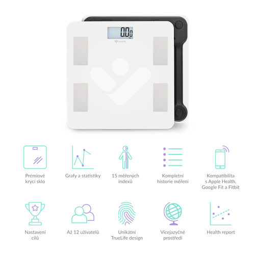 TrueLife FitScale W4 BT intelligens személyimérleg