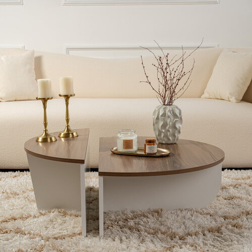 Couchtisch Orion Walnut White