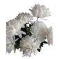 Buchet artificial de Crizanteme, alb, înălțime 58 cm