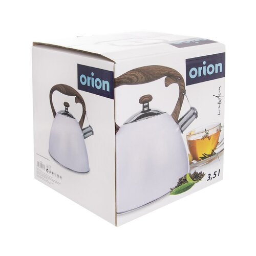 Ceainic Orion Wooden 3,5 l, alb