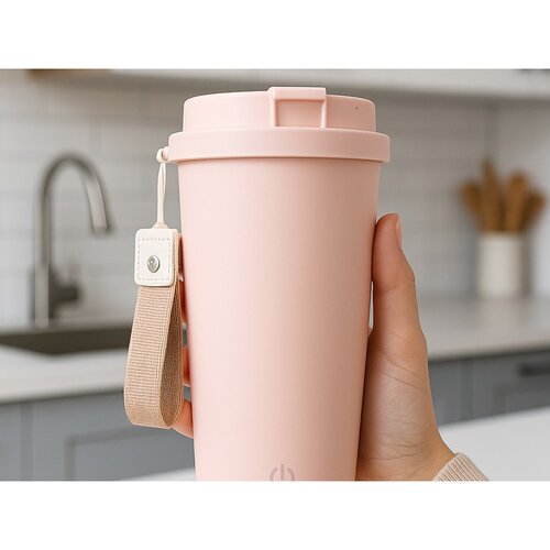 Termohrnek s funkcí napěňovače a víčkem, 350 ml