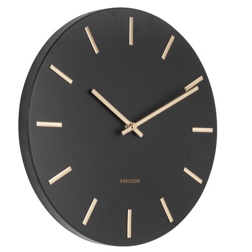 Karlsson 5821BK Designové nástěnné hodiny pr. 30 cm