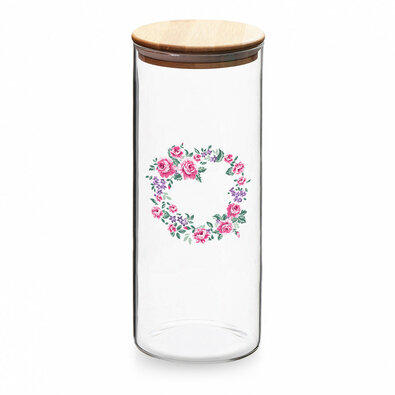 Altom Скляна ємність Charlotta 800 мл, рожевий